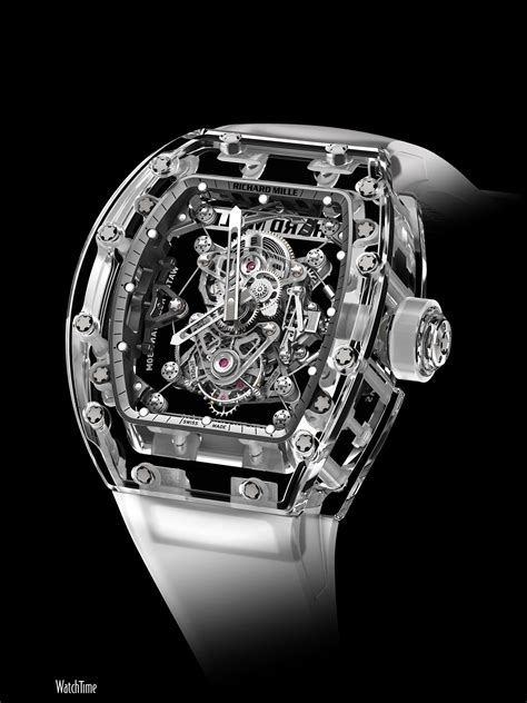 richard mille clear sapphire|Richard Mille tourbillon sapphire.